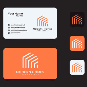 کارت ویزیت و لوگو با موضوع املاک