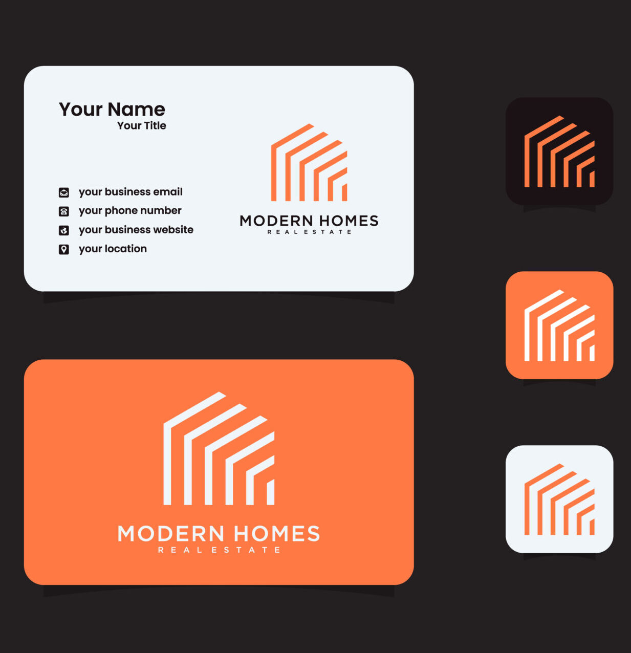 کارت ویزیت و لوگو با موضوع املاک