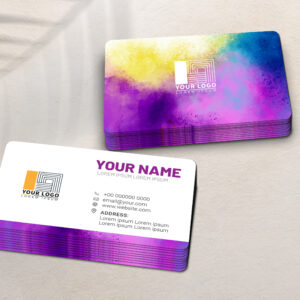 فایل لایه باز موکاپ کارت ویزیت دورو