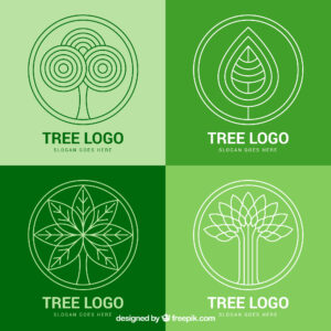 وکتور مجموعه ۴ عددی لوگو های مختلف