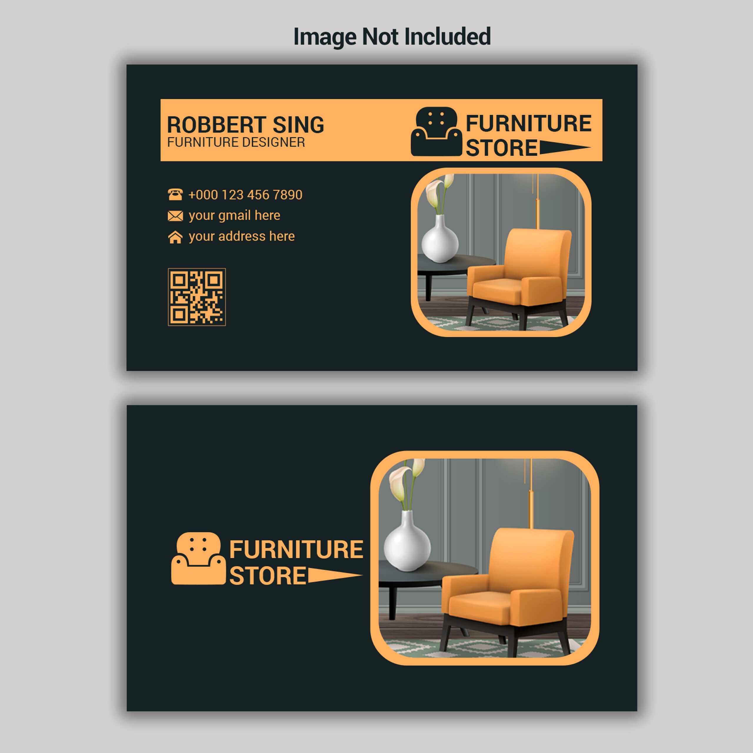 فایل لایه باز الگوی طراحی کارت ویزیت دکوراسیون