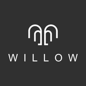 وکتور لوگو رنگ سفید با پس زمینه تیره